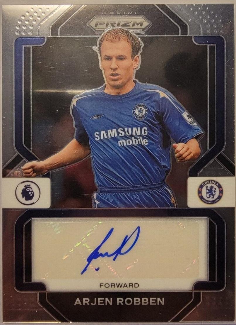Arjen Robben #S-ARO Soccer Cards 2022 Panini Prizm Premier League Signatures