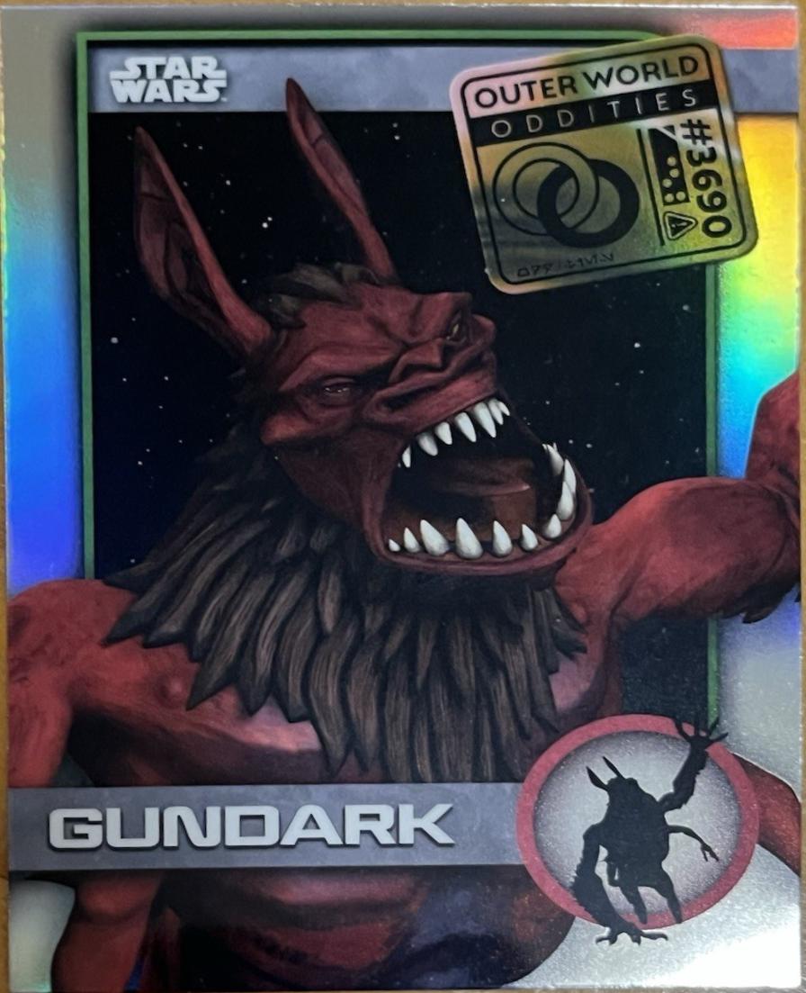 Gundark [Orange Refractor] #UO-5 Prices | Star Wars 2025 Topps Chrome ...
