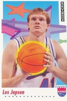 Les Jepsen #643 Basketball Cards 1991 Skybox
