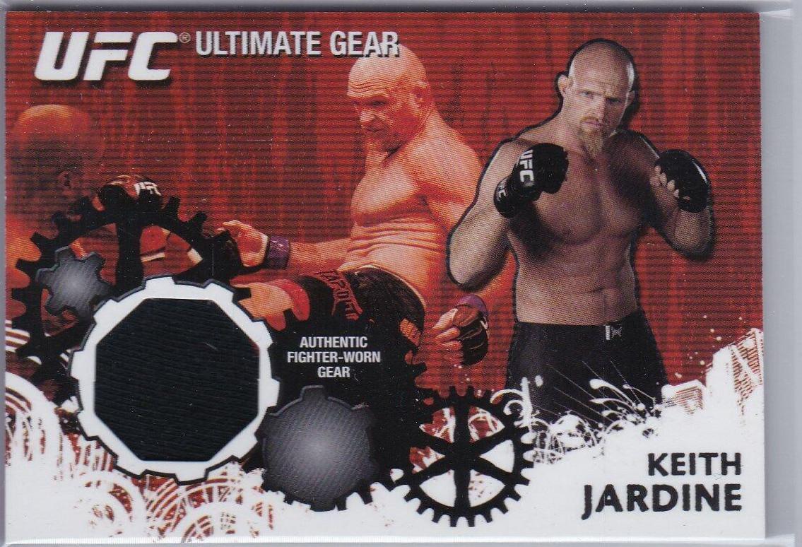 Keith Jardine #UG-KJ Ufc Cards 2010 Topps UFC Ultimate Gear Relic