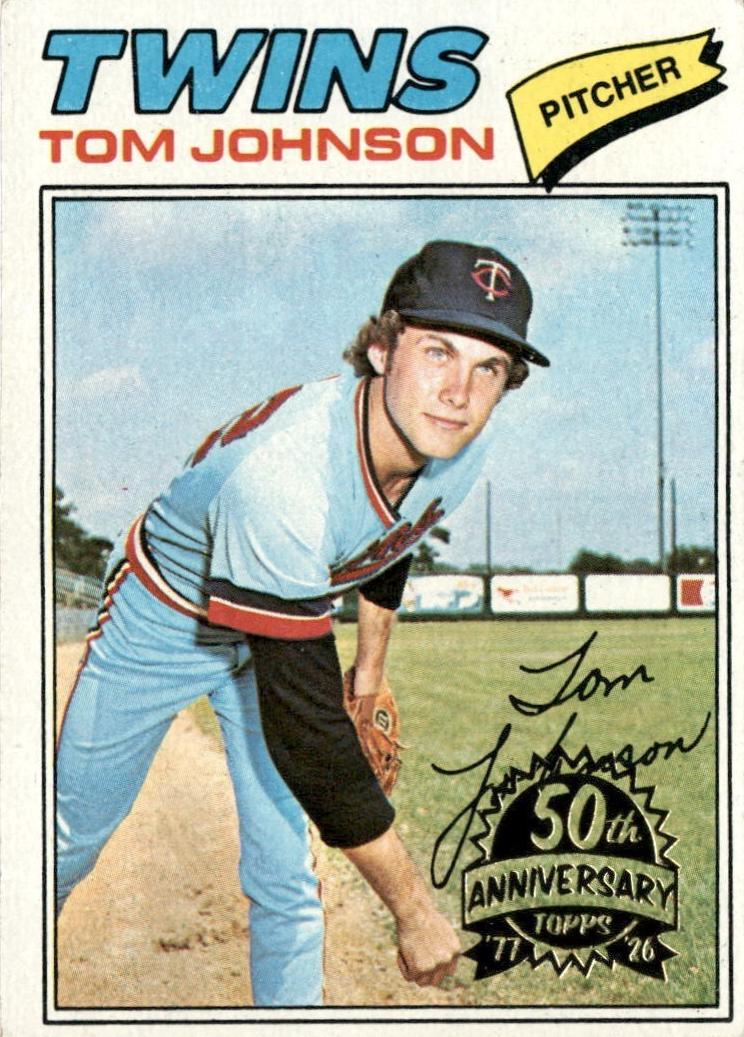 Tom Johnson #202 2026 Topps Heritage 50th Anniversary Buybacks Baseball