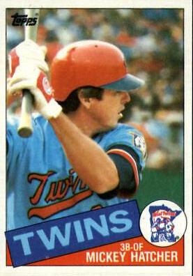 Mickey Hatcher #18 Baseball Cards 1985 Topps