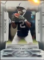 Derrick Williams #134B Football Cards 2009 Playoff Prestige