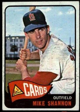 Mike Shannon #43 Baseball Cards 1965 O Pee Chee