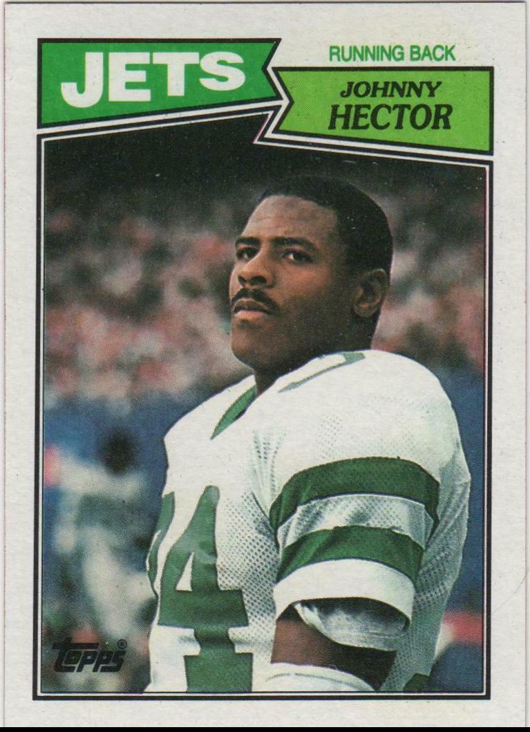 Johnny Hector #130 Football Cards 1987 Topps