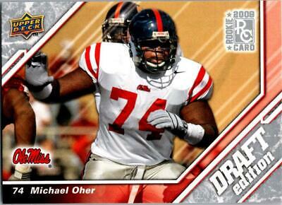 Michael Oher #44 Football Cards 2009 Upper Deck Draft Edition