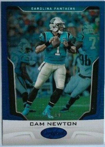 Cam Newton #1 Football Cards 2017 Panini Certified
