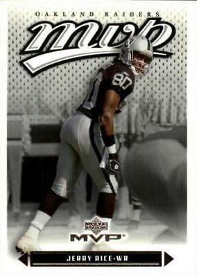 Jerry Rice #12 Football Cards 2003 Upper Deck MVP