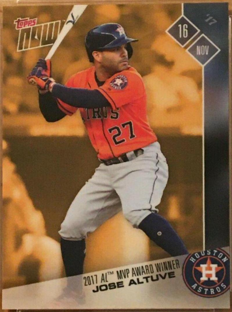Jose Altuve #OSB-5 Baseball Cards 2017 Topps Now Off Season Bonus