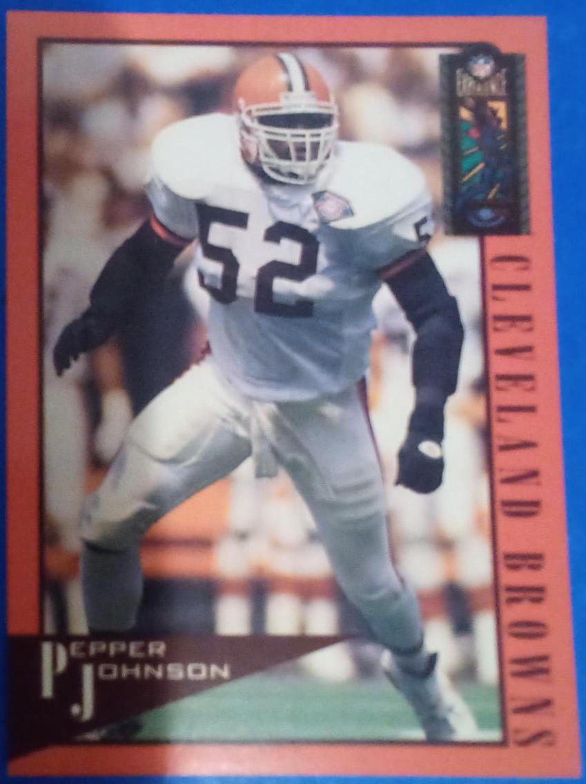 Pepper Johnson #21 Football Cards 1994 Classic NFL Experience