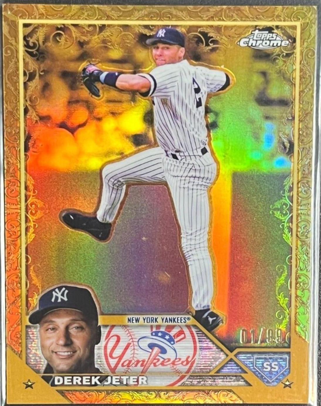 Derek Jeter #2 Baseball Cards 2023 Topps Gilded Collection
