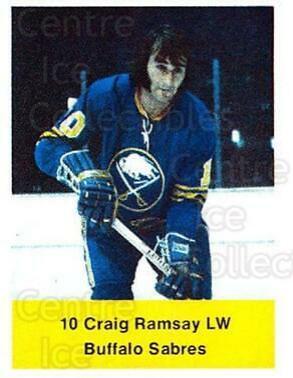 Craig Ramsay Hockey Cards 1974 NHL Action Stamps