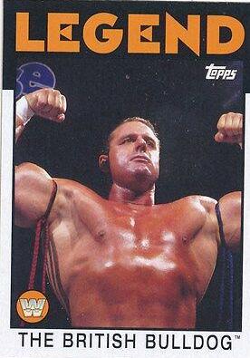 The British Bulldog #76 Wrestling Cards 2016 Topps WWE Heritage
