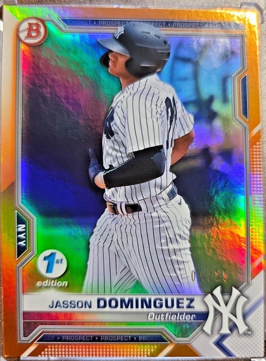 Jasson Dominguez [Orange Foil] #BFE-13
