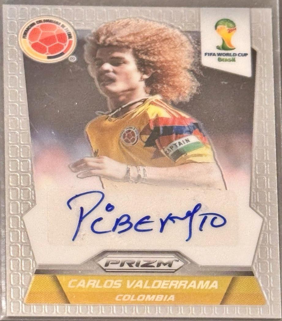 Carlos Valderrama [Black Prizm] #S-CV
