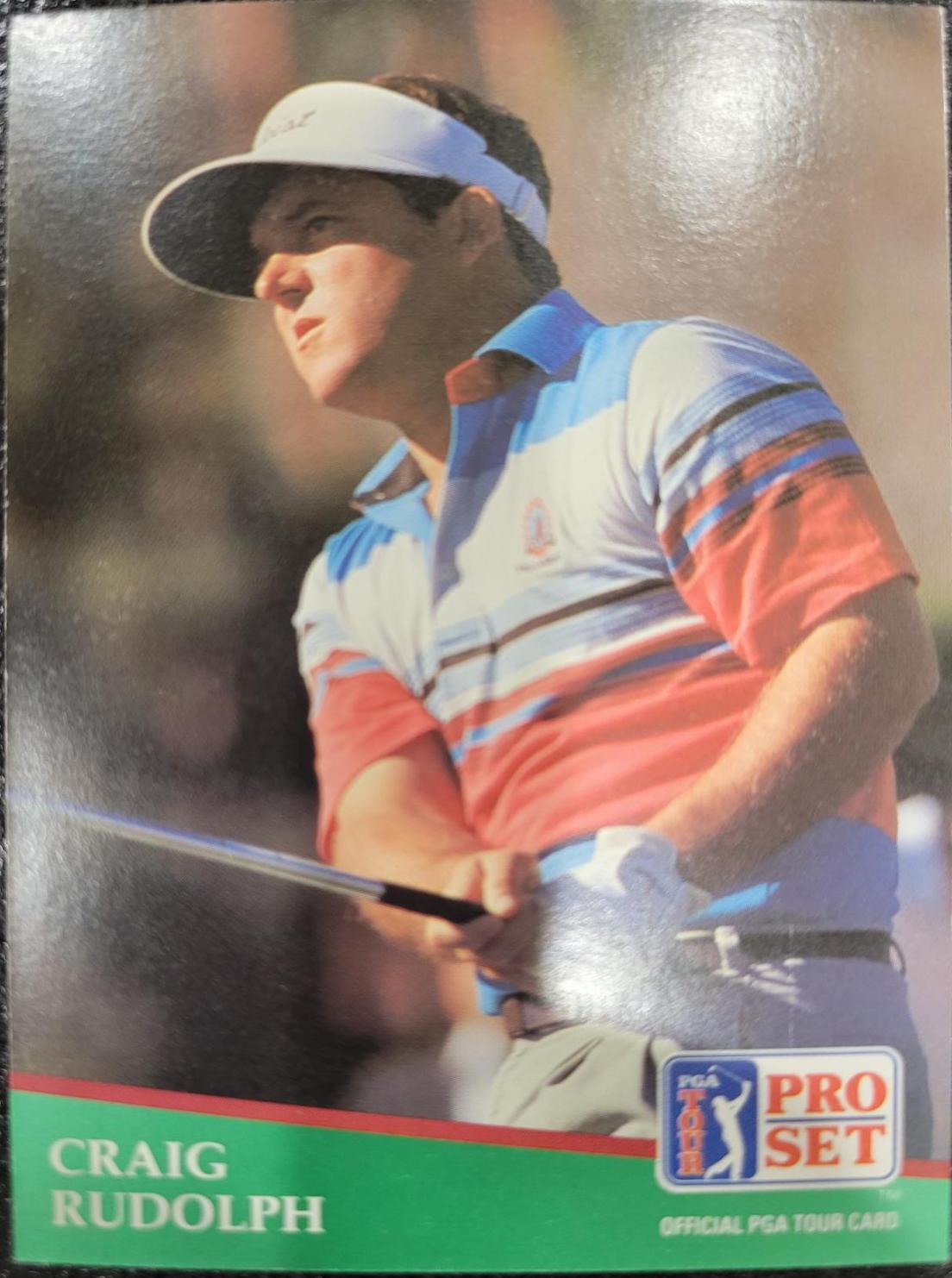 Craig Rudolph #10 1991 Pro Set Golf