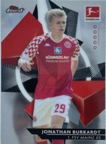 Jonathan Burkardt #37 Soccer Cards 2020 Topps Finest Bundesliga