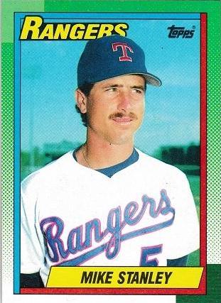 Mike Stanley #92 Baseball Cards 1990 Topps