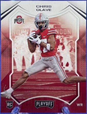 Chris Olave #10 Football Cards 2022 Panini Chronicles Draft Picks Playoff