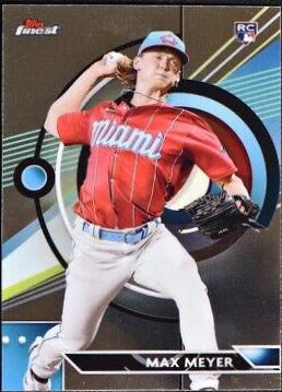 Max Meyer #37 Baseball Cards 2023 Topps Finest
