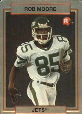 Rob Moore #8 Football Cards 1990 Action Packed Rookie Update