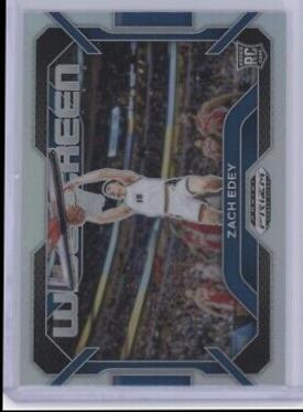 Zach Edey #7 Basketball Cards 2024 Prizm Draft Picks Widescreen