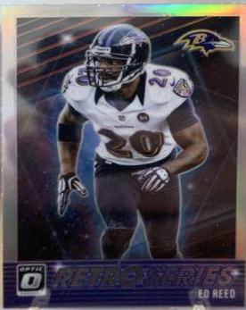 Ed Reed #RS-ER Football Cards 2021 Panini Donruss Optic Retro Series