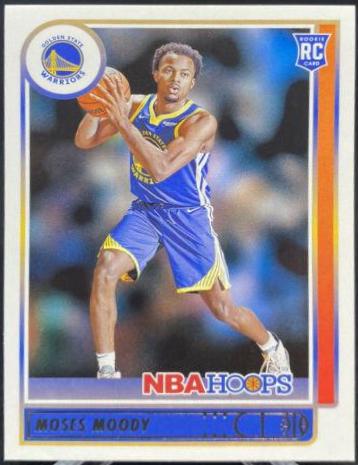 Moses Moody #229 Basketball Cards 2021 Panini Hoops
