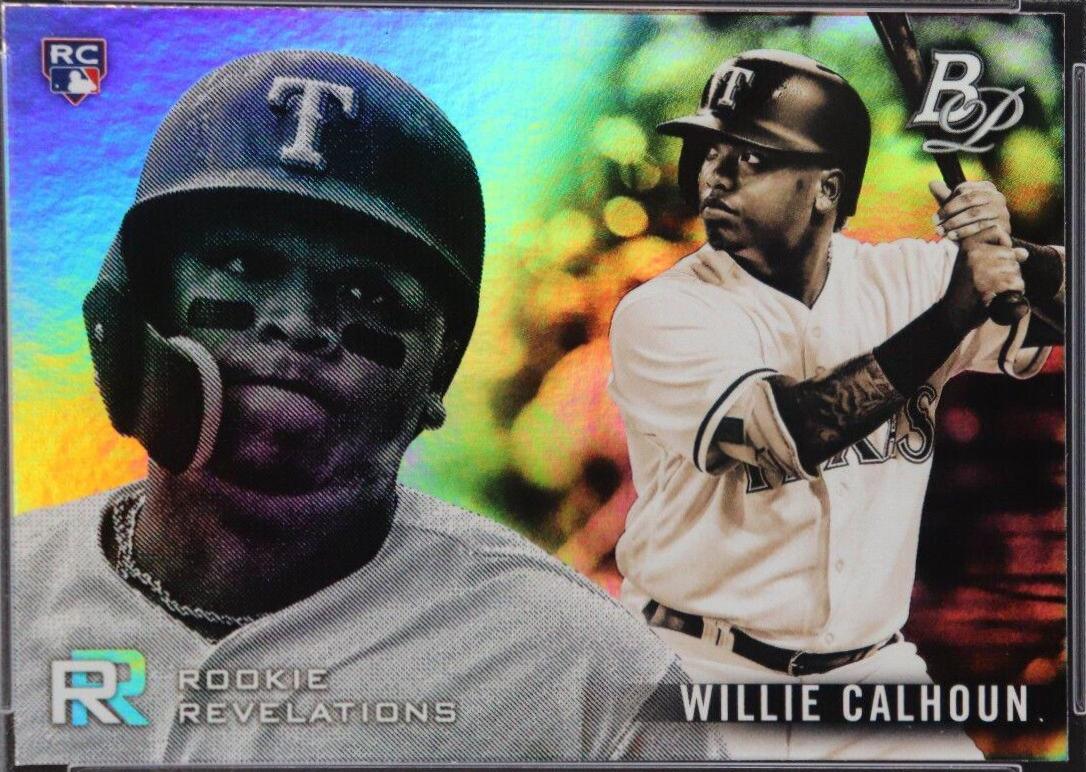 Willie Calhoun #RR-18 Baseball Cards 2018 Bowman Platinum Rookie Revelations