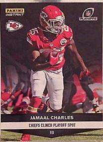 Jamaal Charles #562 Football Cards 2016 Panini Instant NFL