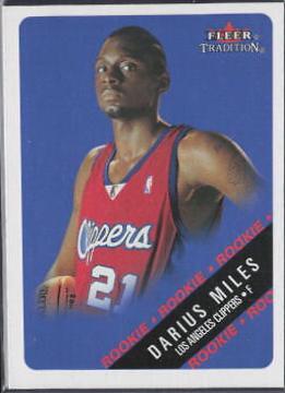 Darius Miles #233 Basketball Cards 2000 Fleer Tradition