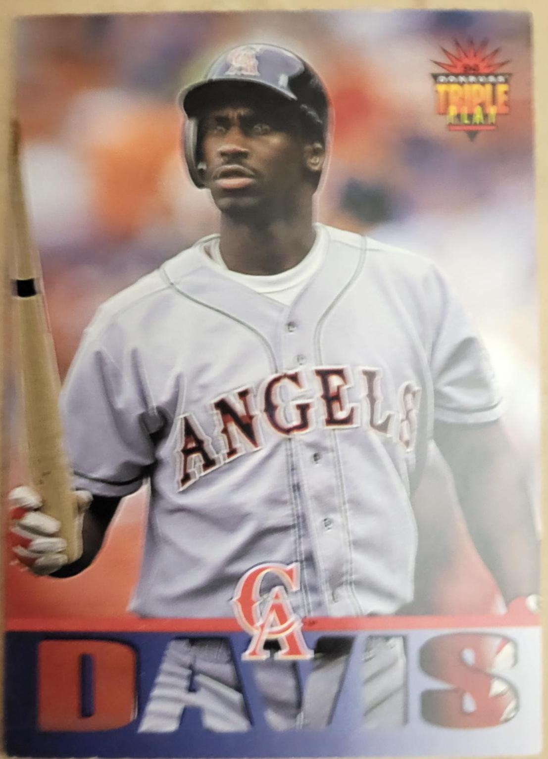 Chili Davis #12 Baseball Cards 1994 Donruss Triple Play