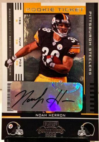 Noah Herron #193 2005 Playoff Contenders Football