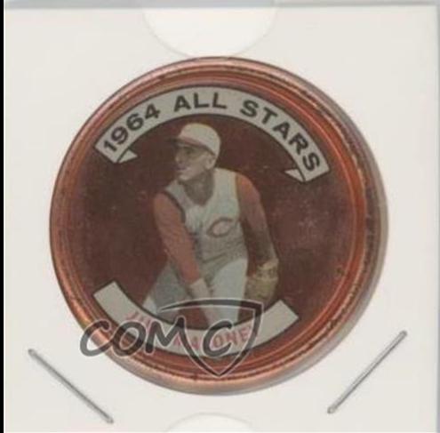 Jim Maloney #158 1964 Topps Coins Baseball