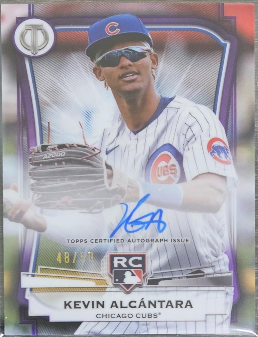 Kevin Alcantara #LIA-KA Baseball Cards 2025 Topps Tribute League Inauguration Autograph