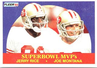 Superbowl MVP`s (Jerry Rice / Joe Montana)