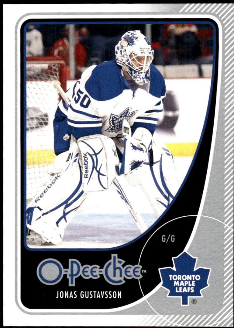 Jonas Gustavsson #105 2010-11 O-Pee-Chee Hockey