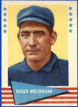 Roger Bresnahan #10 Baseball Cards 1961 Fleer