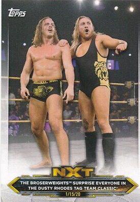 The BroserWeights #86 Wrestling Cards 2020 Topps WWE NXT