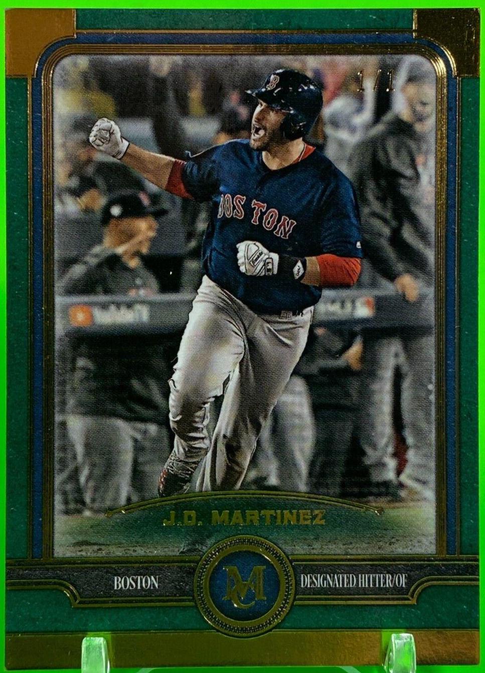 J.D. Martinez #14 Baseball Cards 2019 Topps Museum Collection