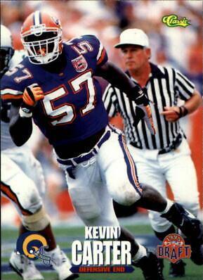 Kevin Carter #6 Football Cards 1995 Classic NFL Rookies