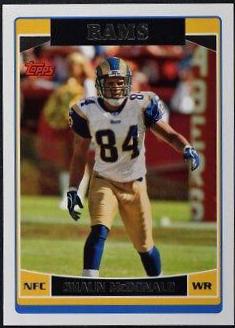 Shaun McDonald #3 Football Cards 2006 Topps