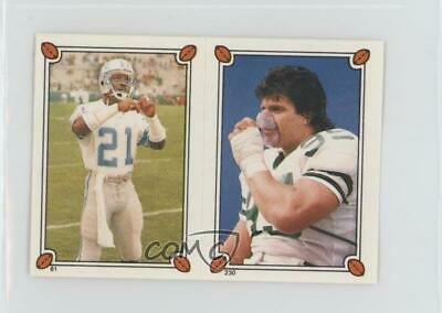 Demetrious Johnson, Mark Gastineau Football Cards 1987 Topps Stickers