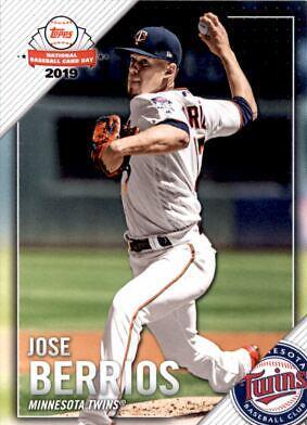 Jose Berrios #17 Baseball Cards 2019 Topps National Baseball Card Day