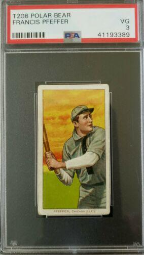 Francis Pfeffer #NNO Baseball Cards 1909 T206 Polar Bear