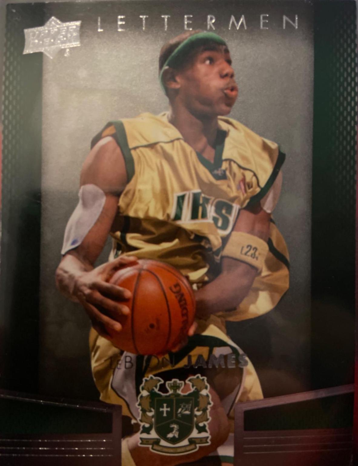 Lebron James #20 Basketball Cards 2014 Upper Deck Lettermen