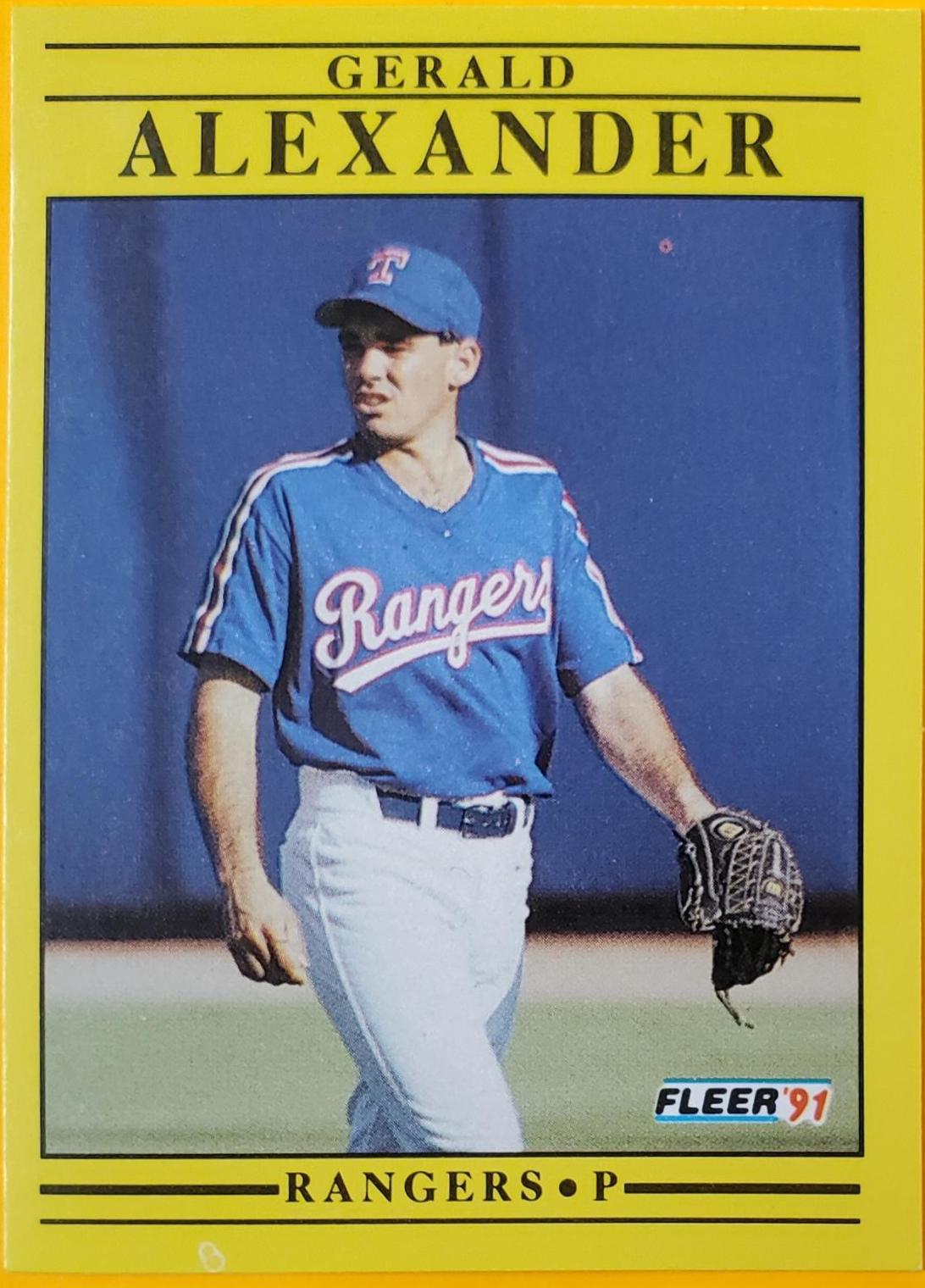 Gerald Alexander #278 Baseball Cards 1991 Fleer