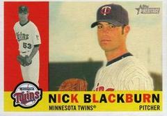 Nick Blackburn #27 Baseball Cards 2009 Topps Heritage Prices