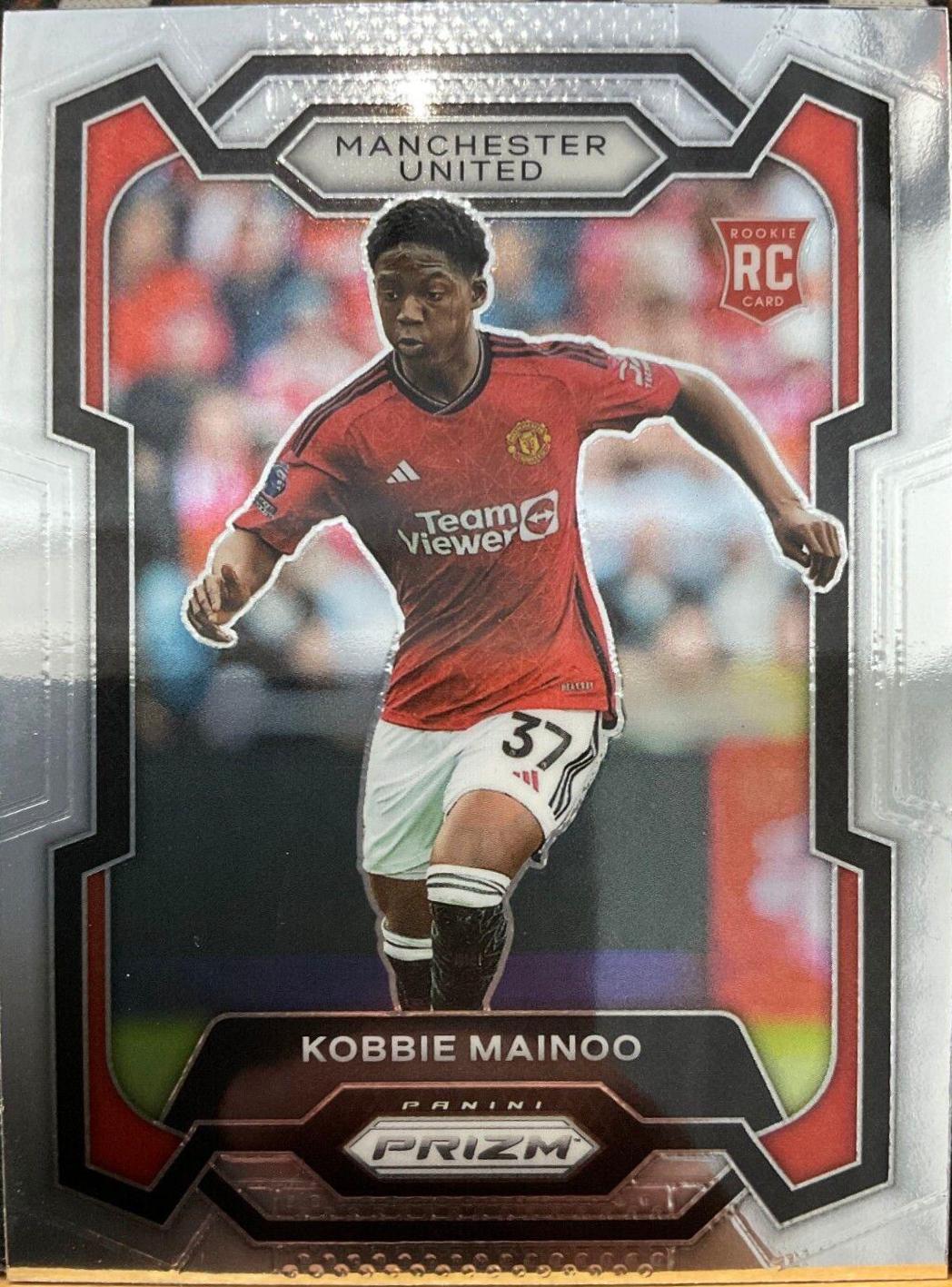 Kobbie Mainoo #38 Soccer Cards 2023 Panini Prizm Premier League