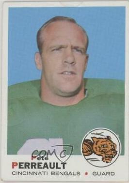 Pete Perreault #181 Football Cards 1969 Topps